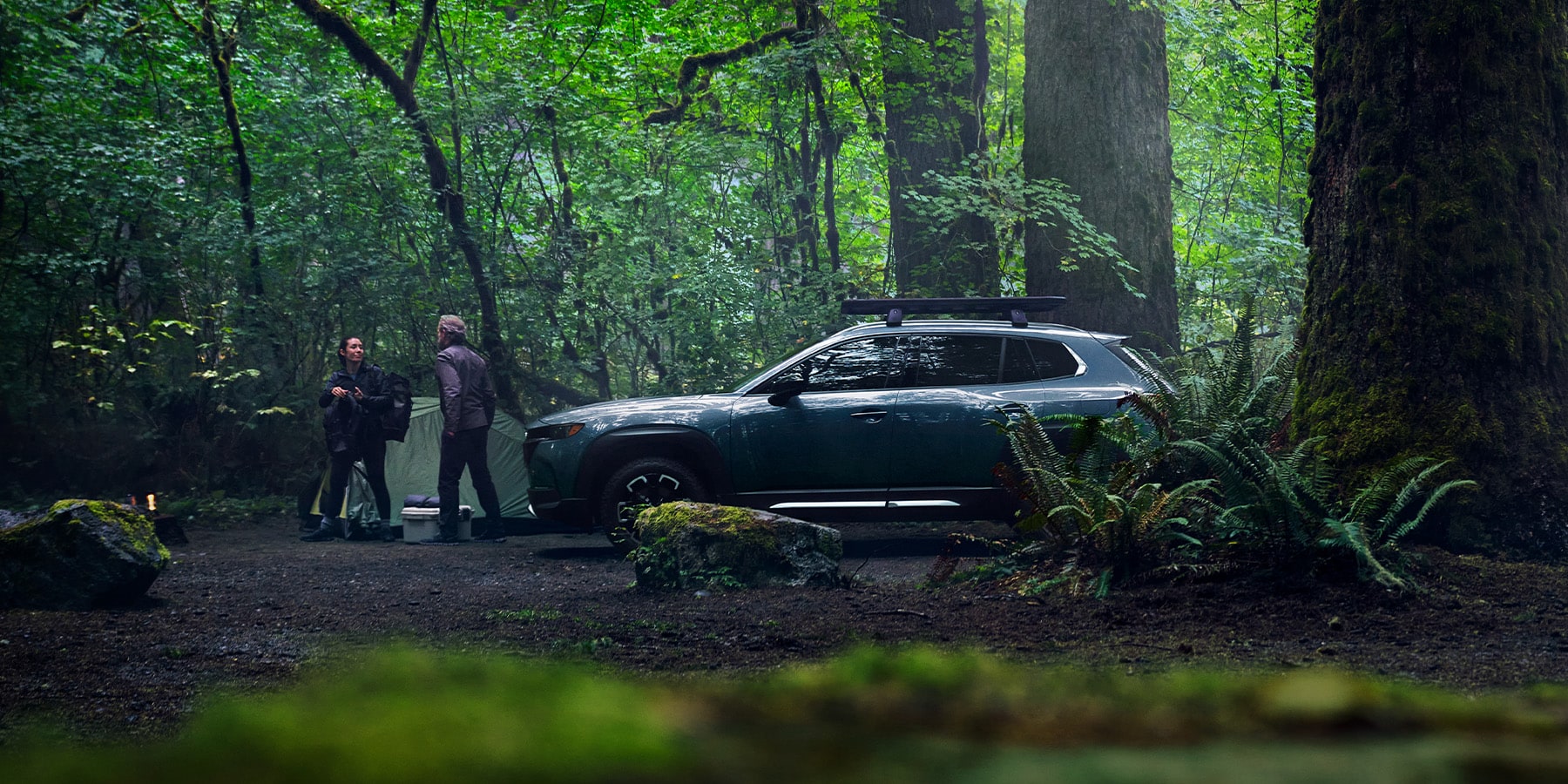 2024 Mazda CX-50 2.5 Turbo Meridian Edition – Offroad Camping in a Forest