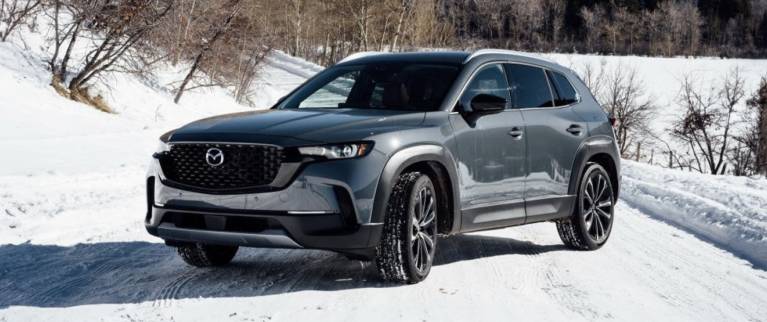 2023 Mazda CX-50 Crossover SUV in the Snow