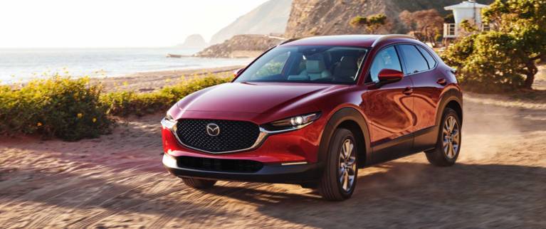 2020 Mazda CX-30 Parked by the Ocean
