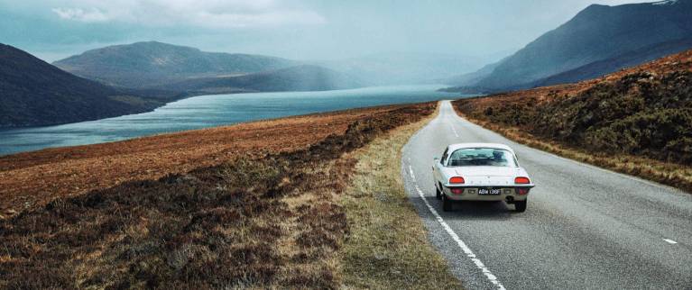 Classic Mazda Cosmo 110S in Scotland