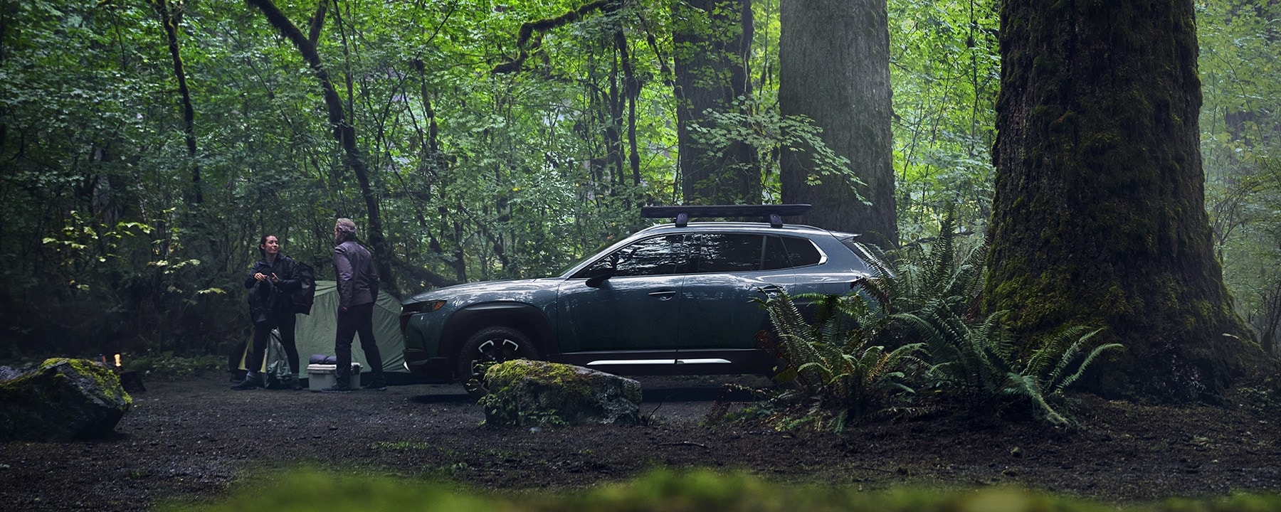 Mazda CX-50 Off Road Crossover SUV – in a Forest
