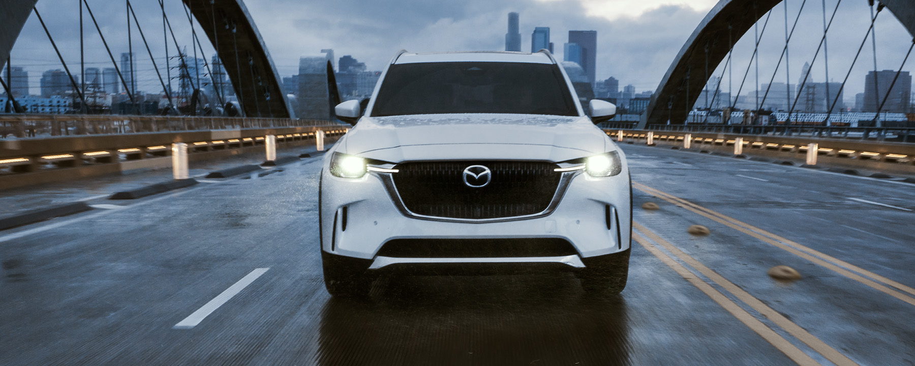 Mazda CX-90 PHEV – on a Bridge Mazda CX-90 PHEV – on a Bridge