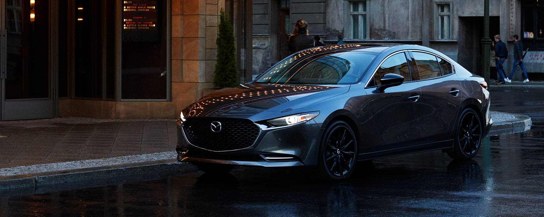 Mazda 3 Sedan Front Angle View