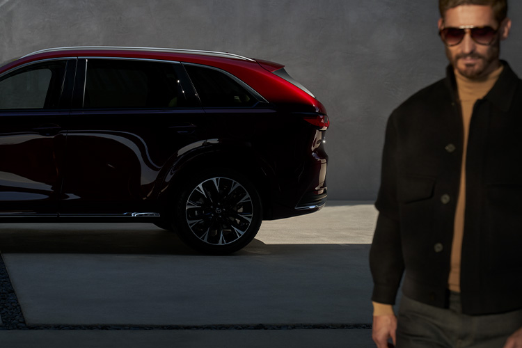 Sedans vs. SUVs-Mazda CX-90 Inline 6 in Parking Structure