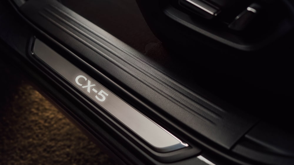2025 Mazda CX-5 Accessories – Illuminated Doorsills