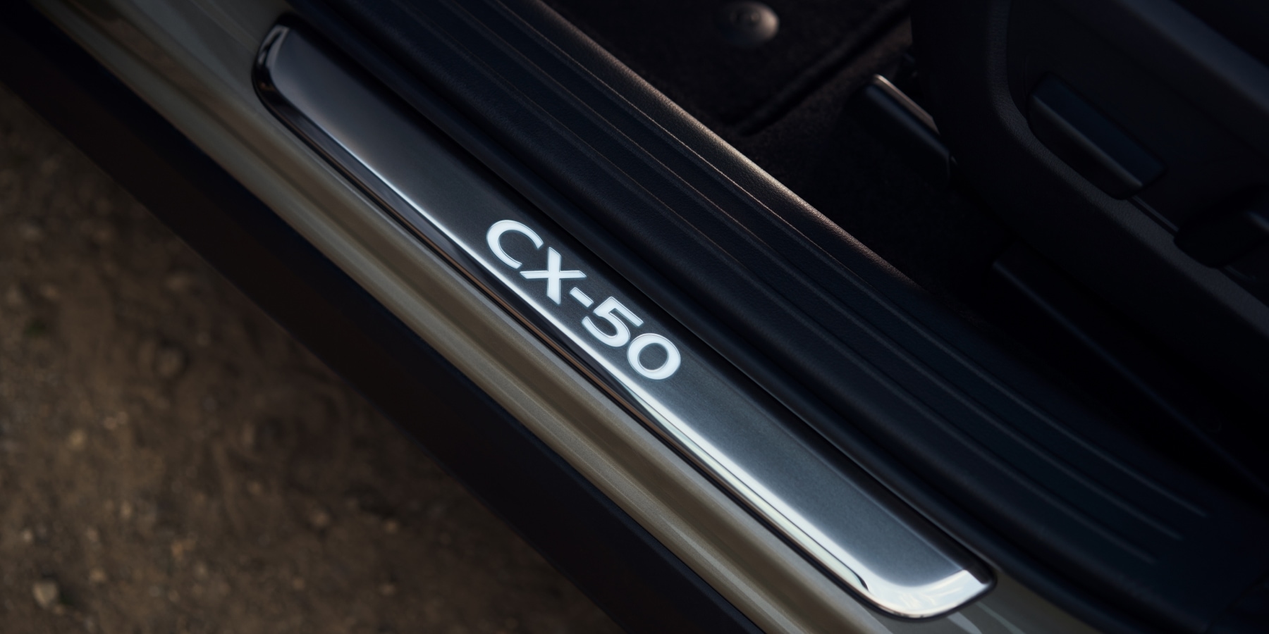 Mazda CX-50 Hybrid Accessories – Illuminated Doorsill Trims