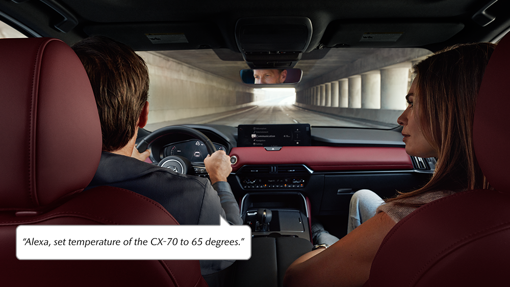 Mazda CX-70 PHEV – Alexa Built-in Connection