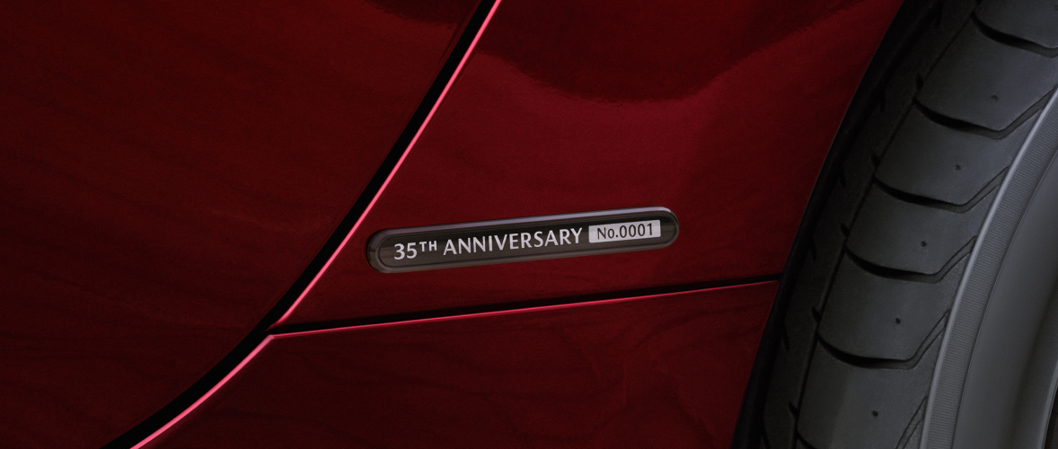 2025 Mazda MX-5 Miata 35th Anniversary Edition – Serial Number Plate Badge