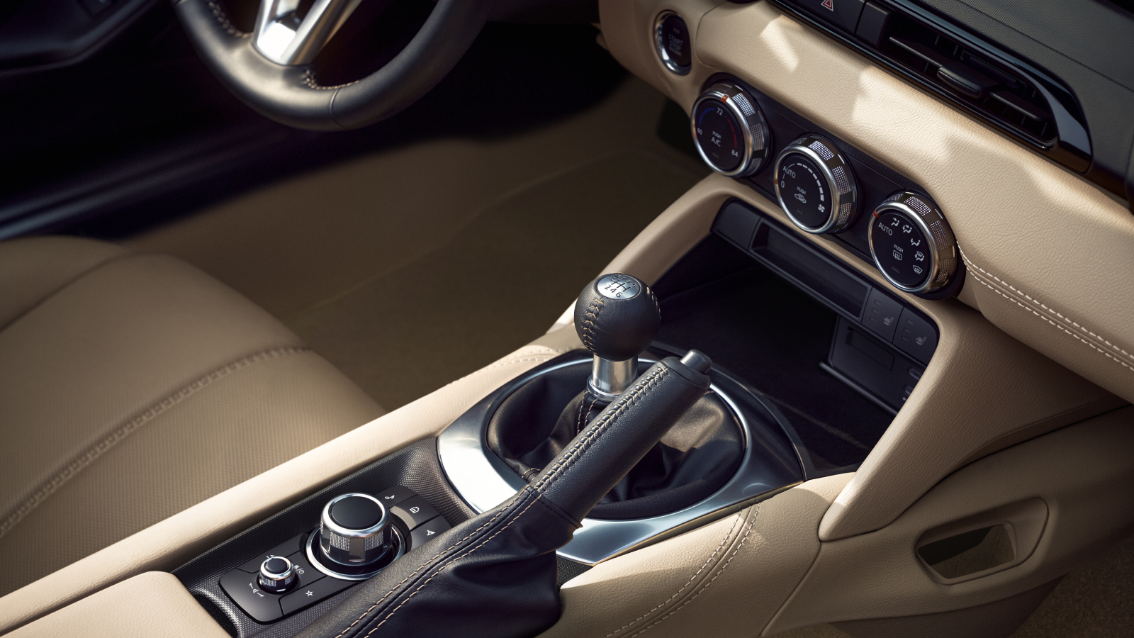 2025 Mazda MX-5 Miata 35th Anniversary Edition – Tan Nappa Leather Details