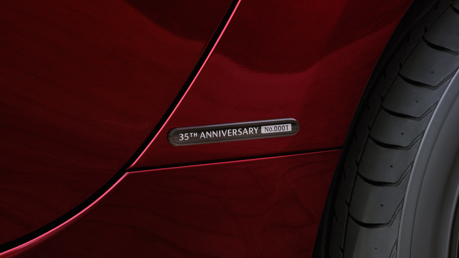 2025 Mazda MX-5 Miata 35th Anniversary Edition – Serial Number Plate Badge
