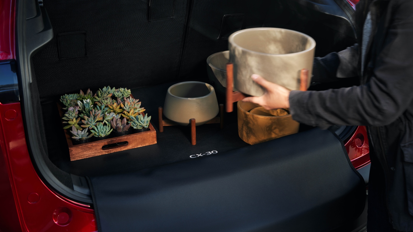 2026 Mazda CX-30 – Cargo Area Showing Soft Cargo Liner