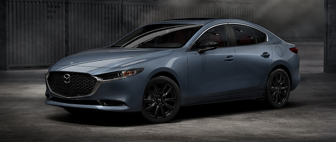2026 Mazda 3 Sedan – 18 Inch Black Alloy Wheels