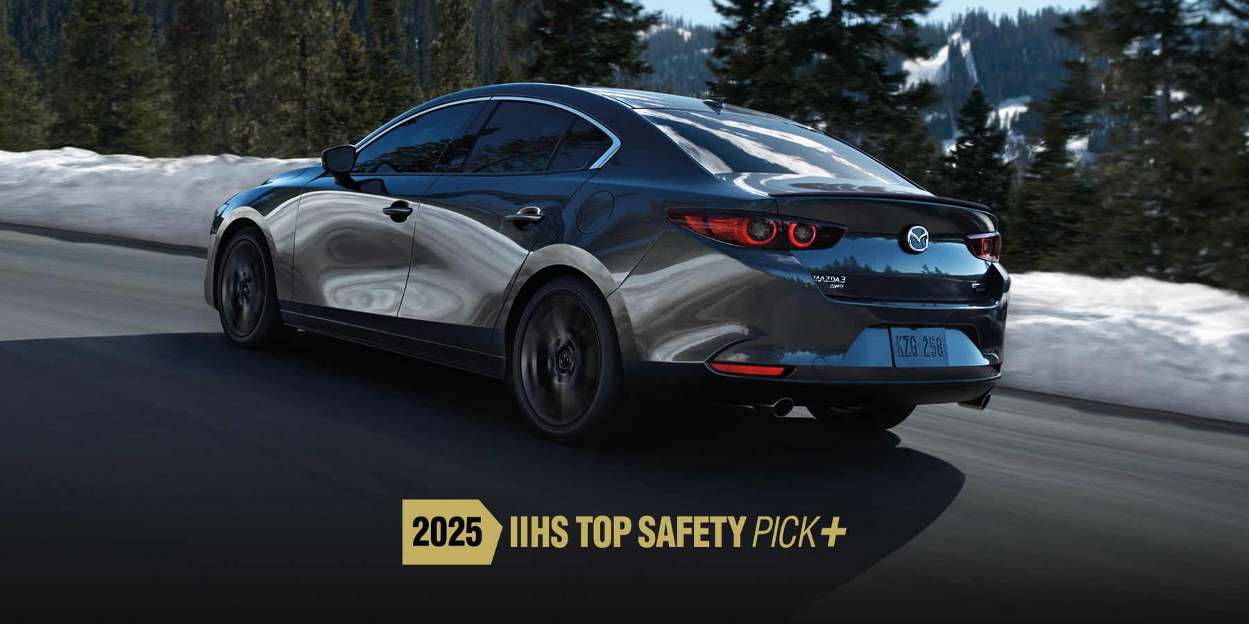 2025 Mazda 3 Sedan Safety – 2025 IIHS Top Safety Pick+